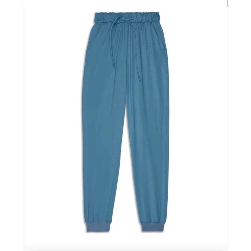Lululemon Stretch High-Rise Jogger Blue LW5FPLS‎ Size 2